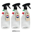 Purškiamas buteliukas 750 ml skaidrus 3 rinkinyje