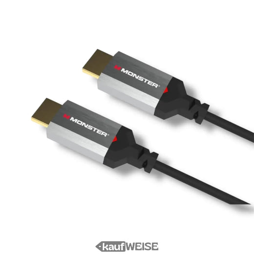 Monster Essentials HDMI kabelis | 4K Ultra HD ir 60Hz | 18Gbps didelės spartos | V-Grip auksiniai kontaktai