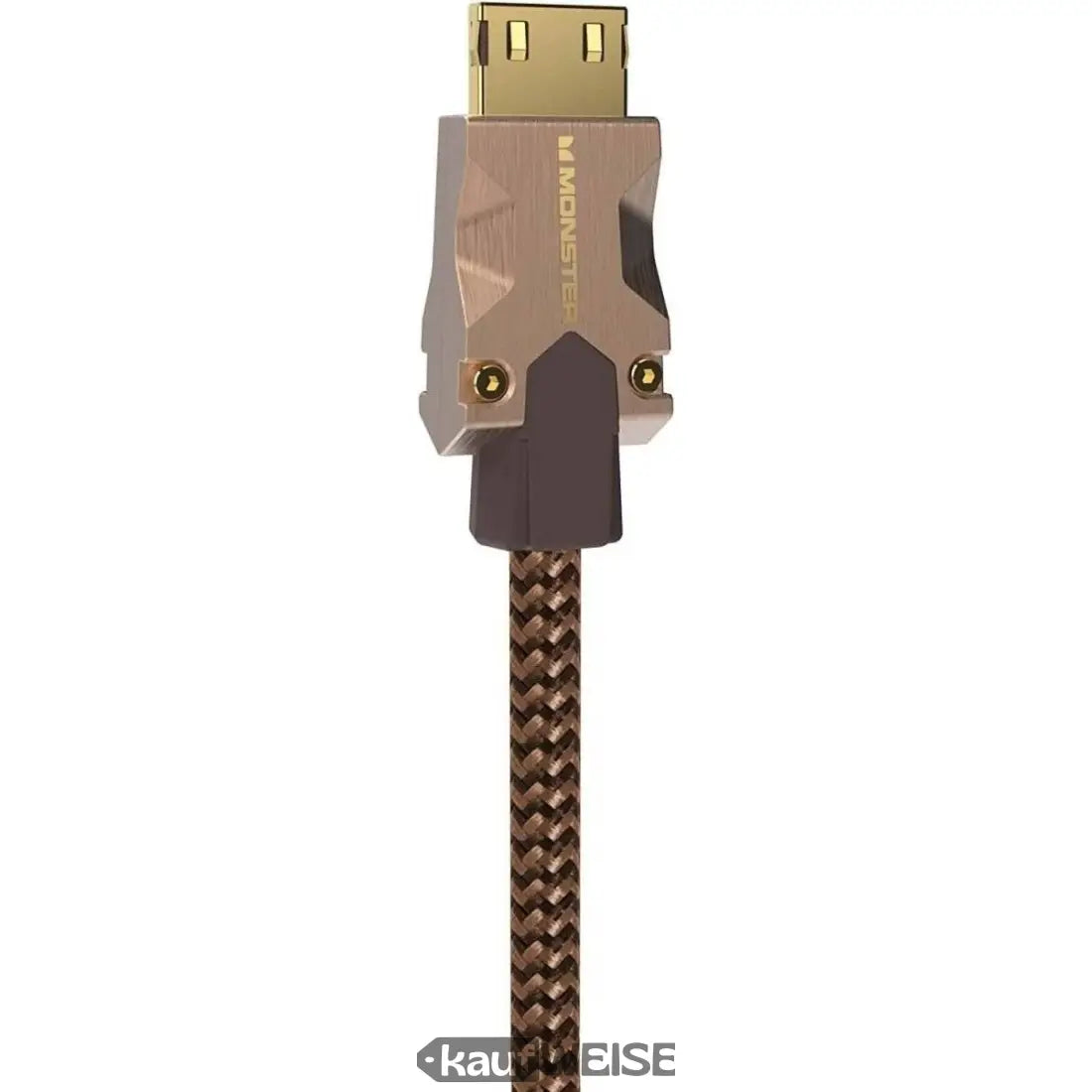 Braided brown Monster DisplayPort Kabel für Monster HDMI-Kabel M2000 4K, 5 m
