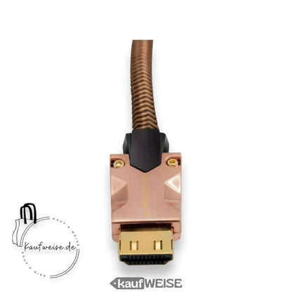 Rosegold HDMI-Kabelanschluss des Monster M2000 HDMI-Kabels für 4K HDR Bildqualität