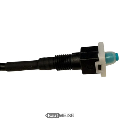 Schwarzer Plastik-Kraftstoffgeber mit türkisfarbener Spitze und weißer Halterung für NIU MQi/NQi/UQi