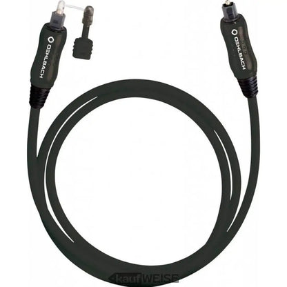 Schwarzes Oehlbach Opto Star Optisches Digitalkabel 3 Meter für optimale Audioqualität