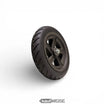 Originalus Segway-Ninebot priekinės šakės komplektas (F serija) | Su 9" Flat Free padanga & ratlankiu | Neperduriamas | F20 F30 F40
