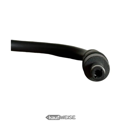 Schwarzes Metallrohr mit sechseckigem Steckplatz für Vanmoof Original Ladegerät