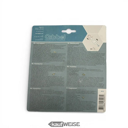 Schwarzes Qibbel Junior Fußstützen-Set, klappbar für 6+ Kindersitz