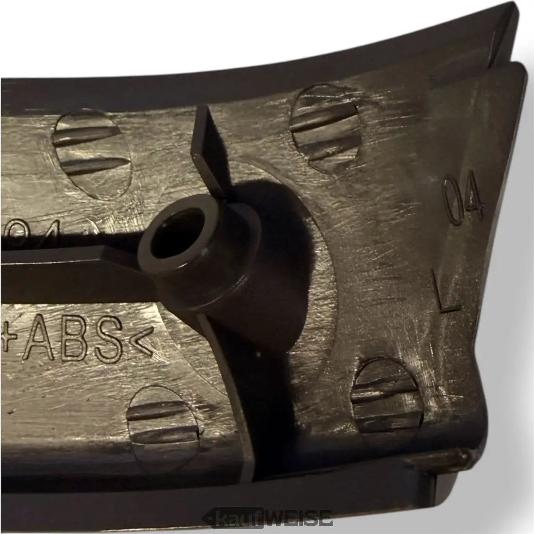 Dunkelgrauer Kunststoff-Sicherheitsgurtverschluss mit ABS und Prägungen