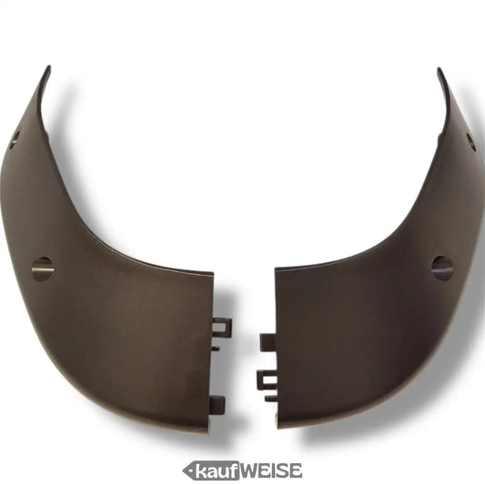 Dunkle Bronze-Kurvenplastik-Seitenpaneele mit Montagetabs und Löchern für Segway-Ninebot Max G2D Gabelabdeckung