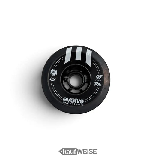 Evolve GT Street Wheels | Skirta Evolve GT serijai | 97 mm 76A, juodos, 4 vnt. komplektas