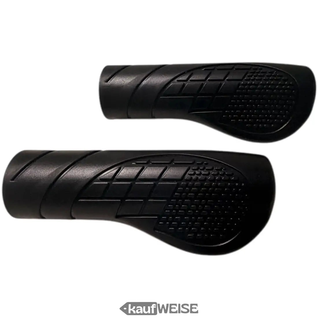 Schwarze Gummi-Lenkergriffe Volta GTS One mit Textur und Handballenauflage