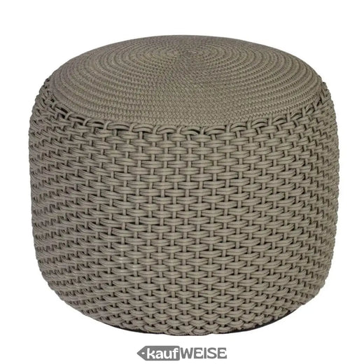 Weishäupl Pouf Stool Medium – Indoor Outdoor Taupe